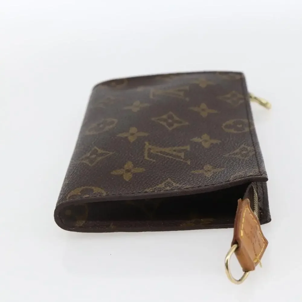 Louis Vuitton Monogram Bucket PM Accessory Pouch Brown